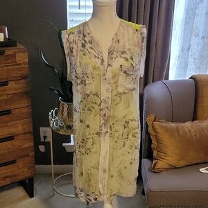 Floral Sheer Mini Dress